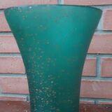 Glass paste effect vase