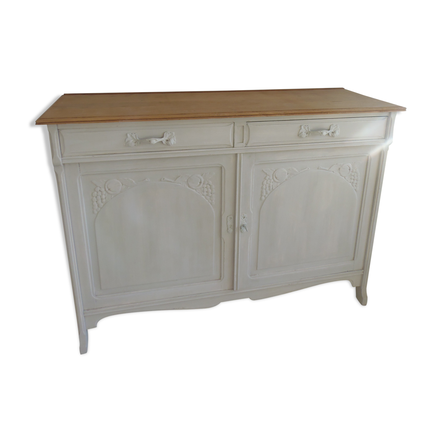 Art deco sideboard patinated