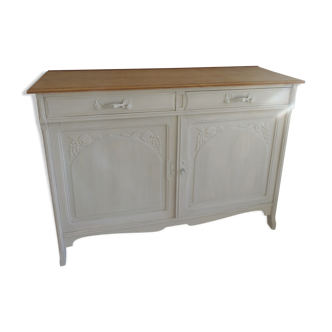 Art deco sideboard patinated