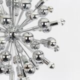 Grand Sputnik chrome chandelier in space style by Cosack, Germany, 1970s.
