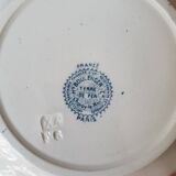 6 Terre de fer dessert plates