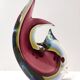 Vase Sommerso en verre de Murano attribuable à Poli pour Seguso, Italie