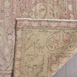 Flower Design Vintage Floor Handknotted Rug sku698