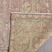 Tapis vintage à motifs floraux, fait à la main, sku698
