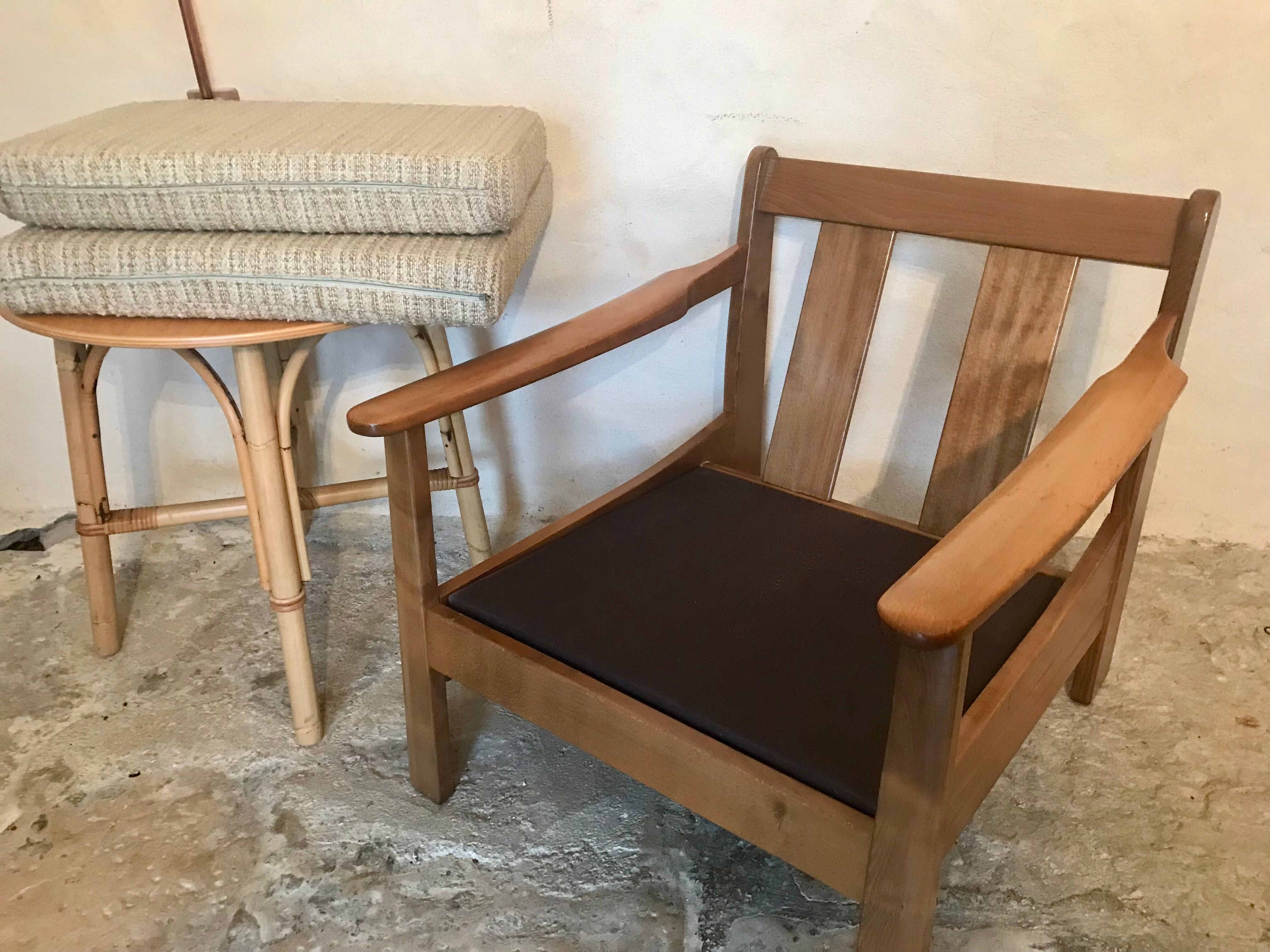 Vintage Scandinavian armchair 1960-1980's