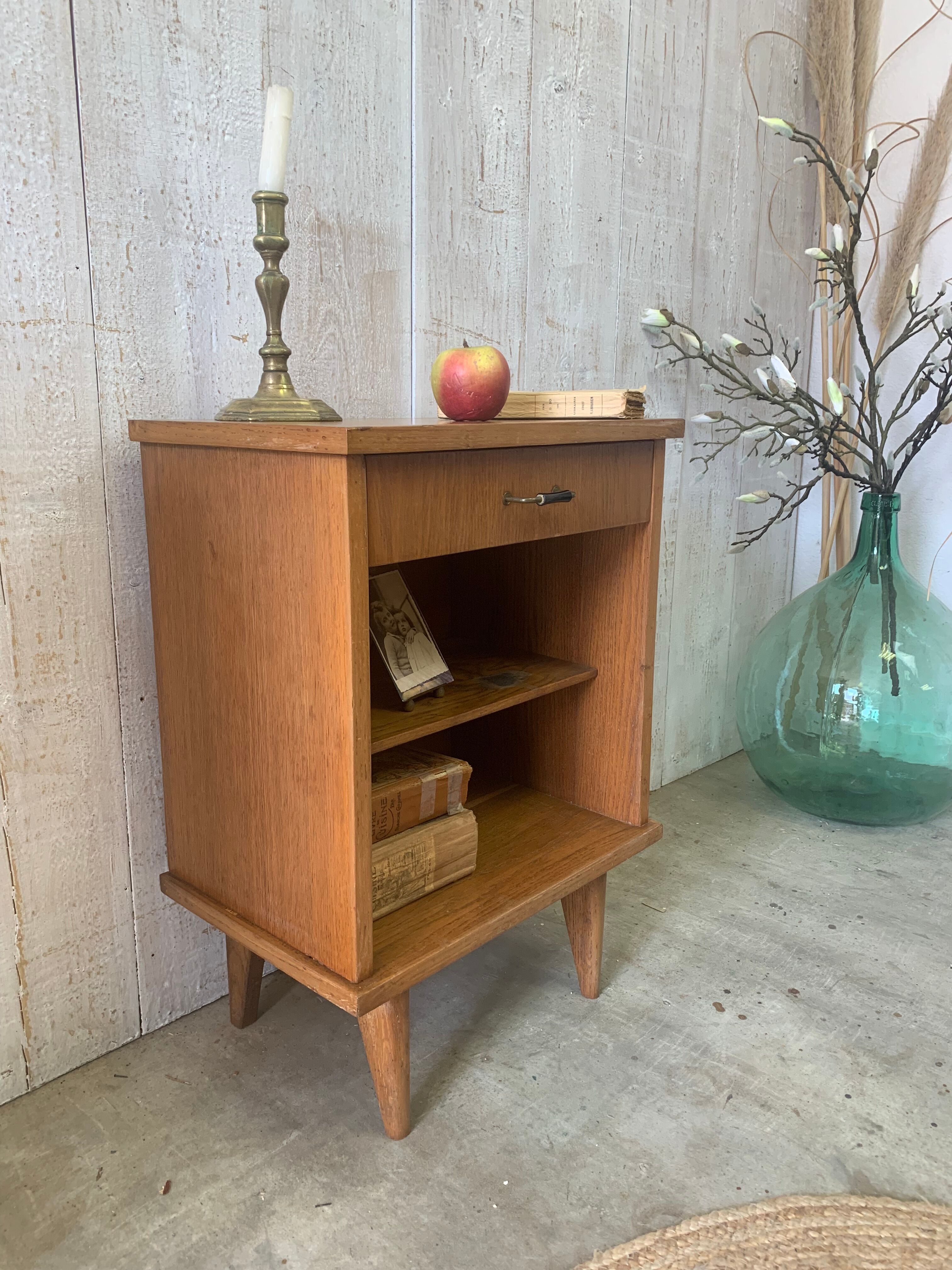Vintage bedside table