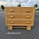 Commode vintage rotin bambou style art déco