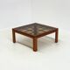 Brutalist Italian coffee table by Caccia alla Volpe for Linea Arredo