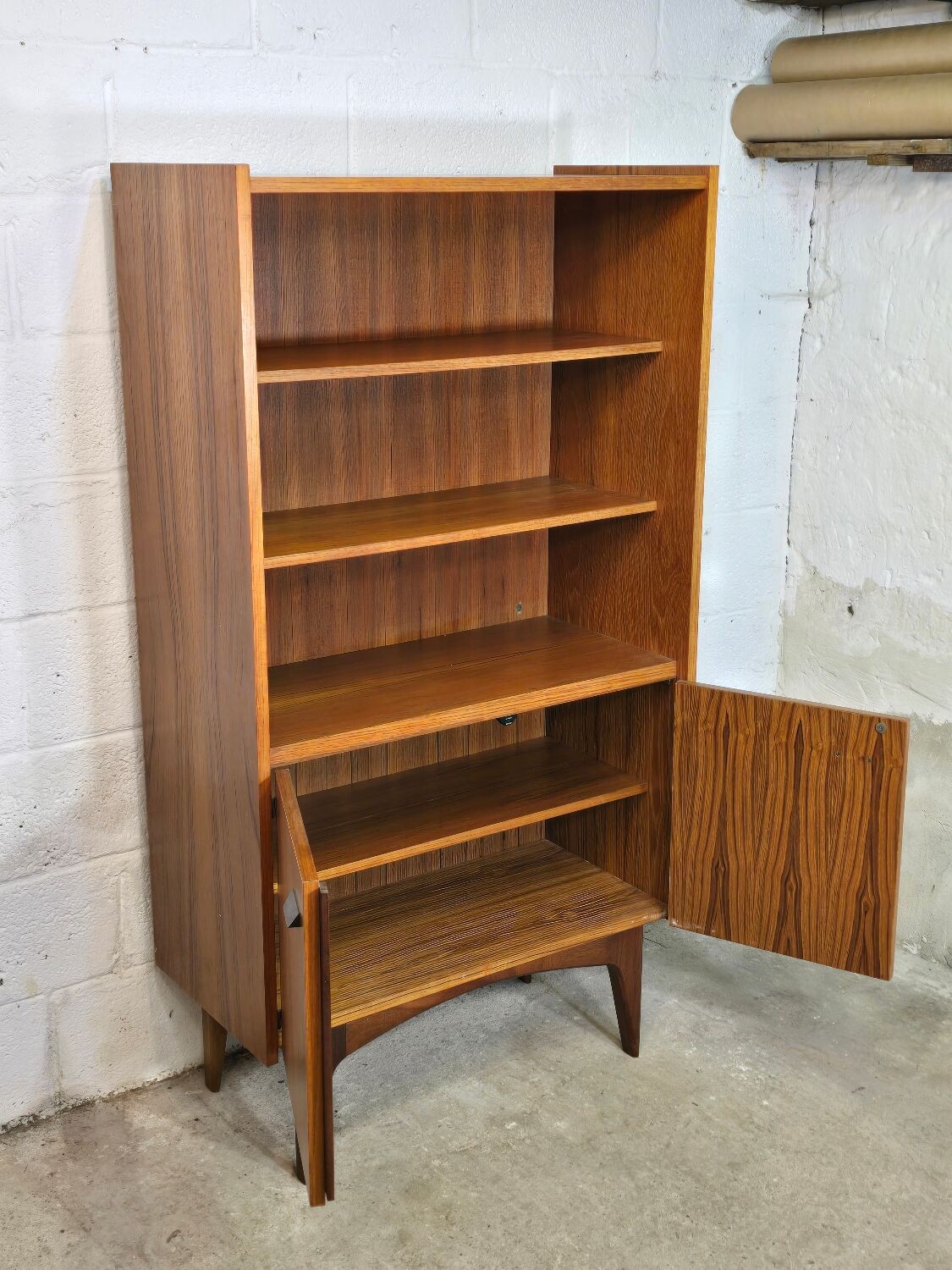 1970s Scandinavian style cupboard library