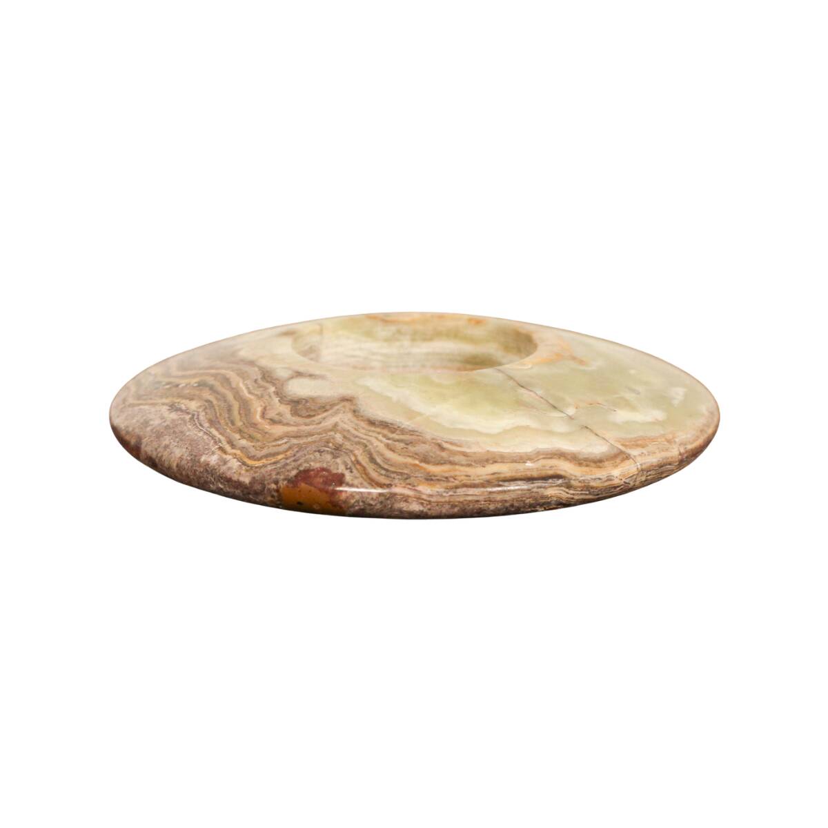 Onyx tea light holder in marble