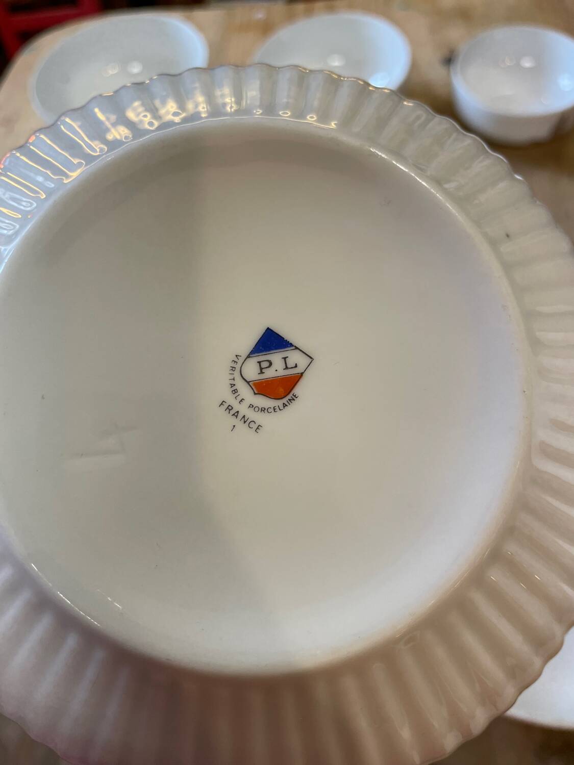 Set of Limoges porcelain bowls