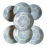 7 small deep plates Salins France