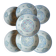 7 small deep plates Salins France