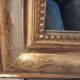 Louis Philippe mirror with pediment 148 x 95