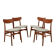 Set of four teak chairs, Danish design, 1970s, made in Denmark
