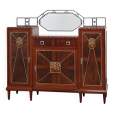 Art Deco marquetry cabinet by De Coene, Belgium, ca. 1925