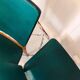 Two 1950s chairs made of wood and skai