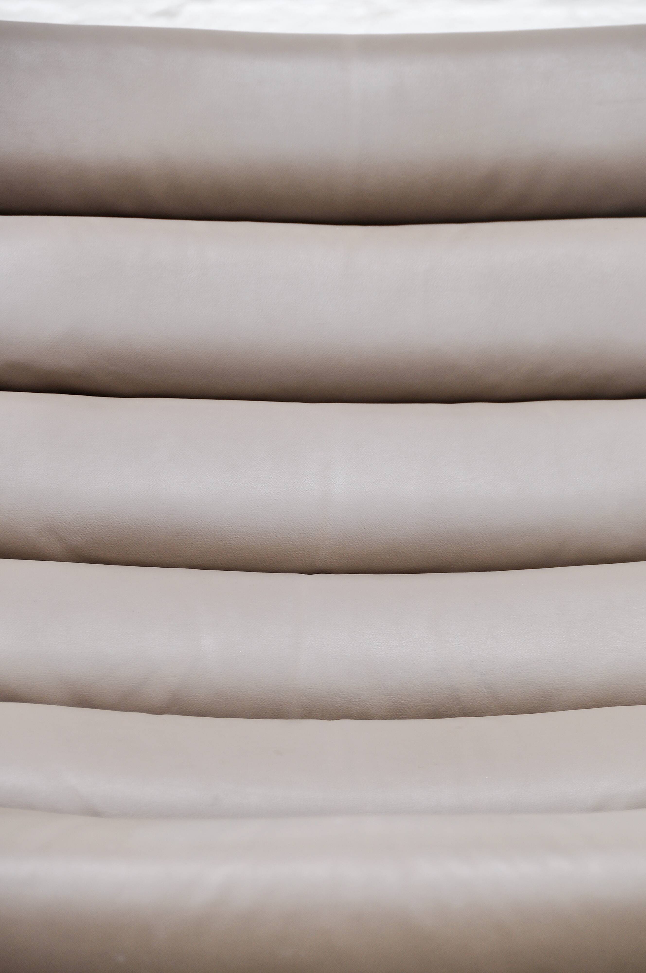 Space Age Leather Cantilever Lounge Chair, 1960's