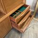 Enfilade haute scandinave en teck 1970