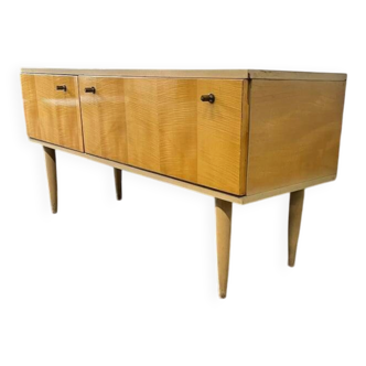 Vintage wooden low furniture / TV unit / low sideboard