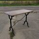 Table ancienne de Bistrot par Martin Meallet Paris