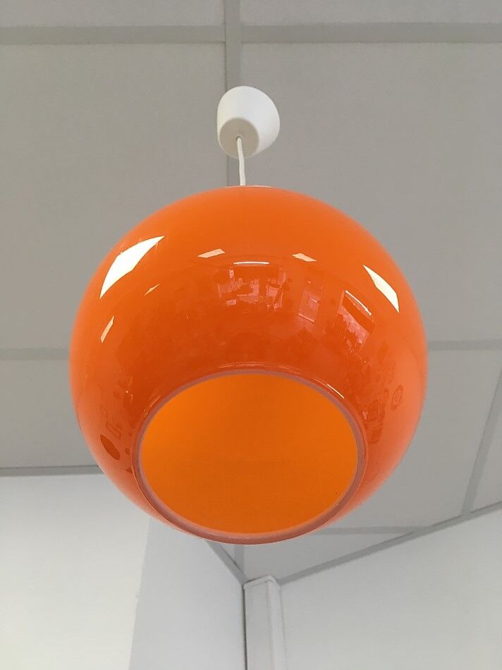 Orange globe suspension
