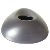 Saucer style ceramic vase