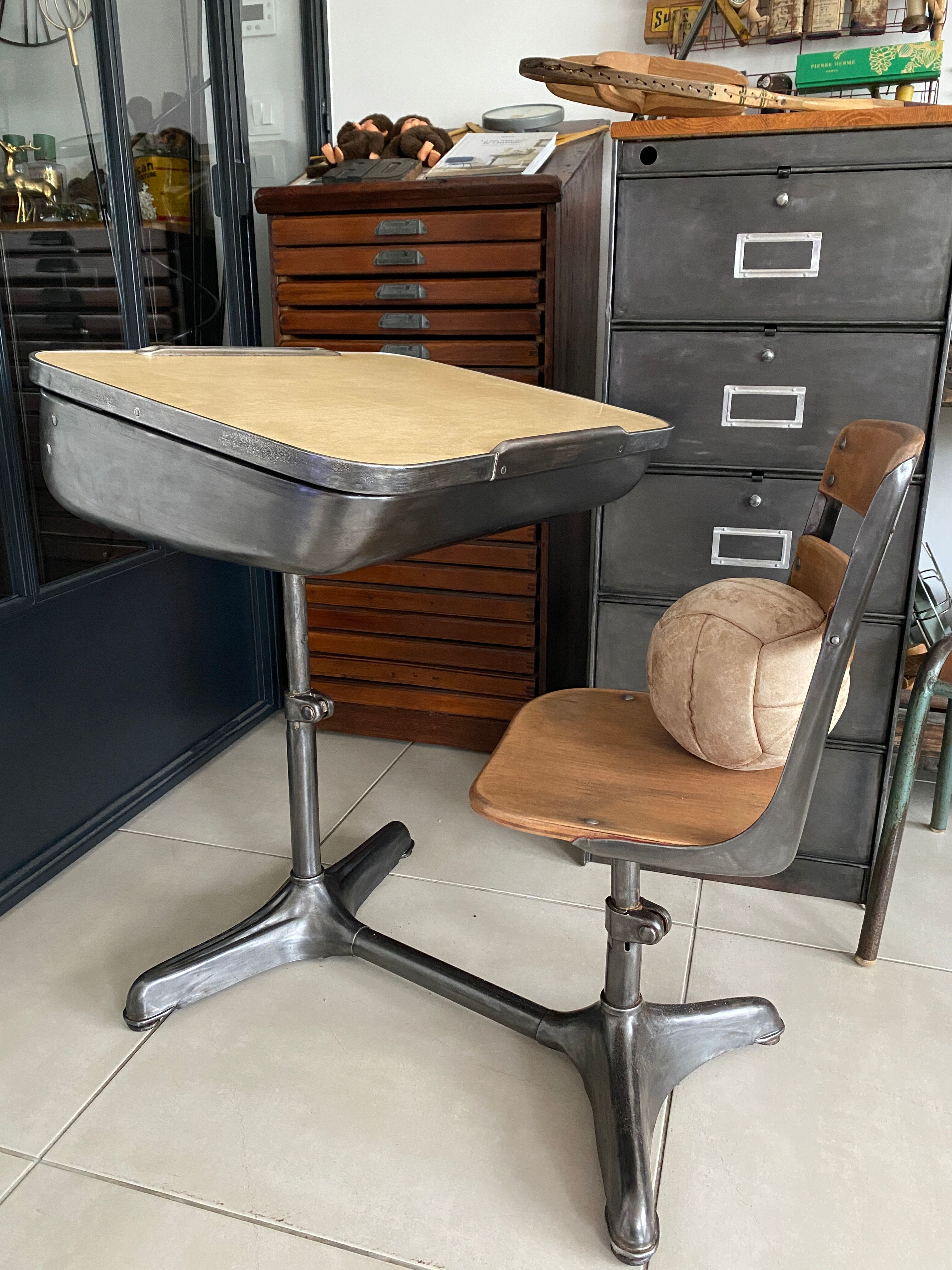 Vintage American school desk