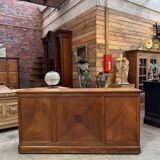 Early 20th-century oak hardware counter