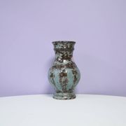 Blue & brown West Germany vase
