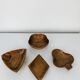 4 Scandinavian teak ramekins, 1960s