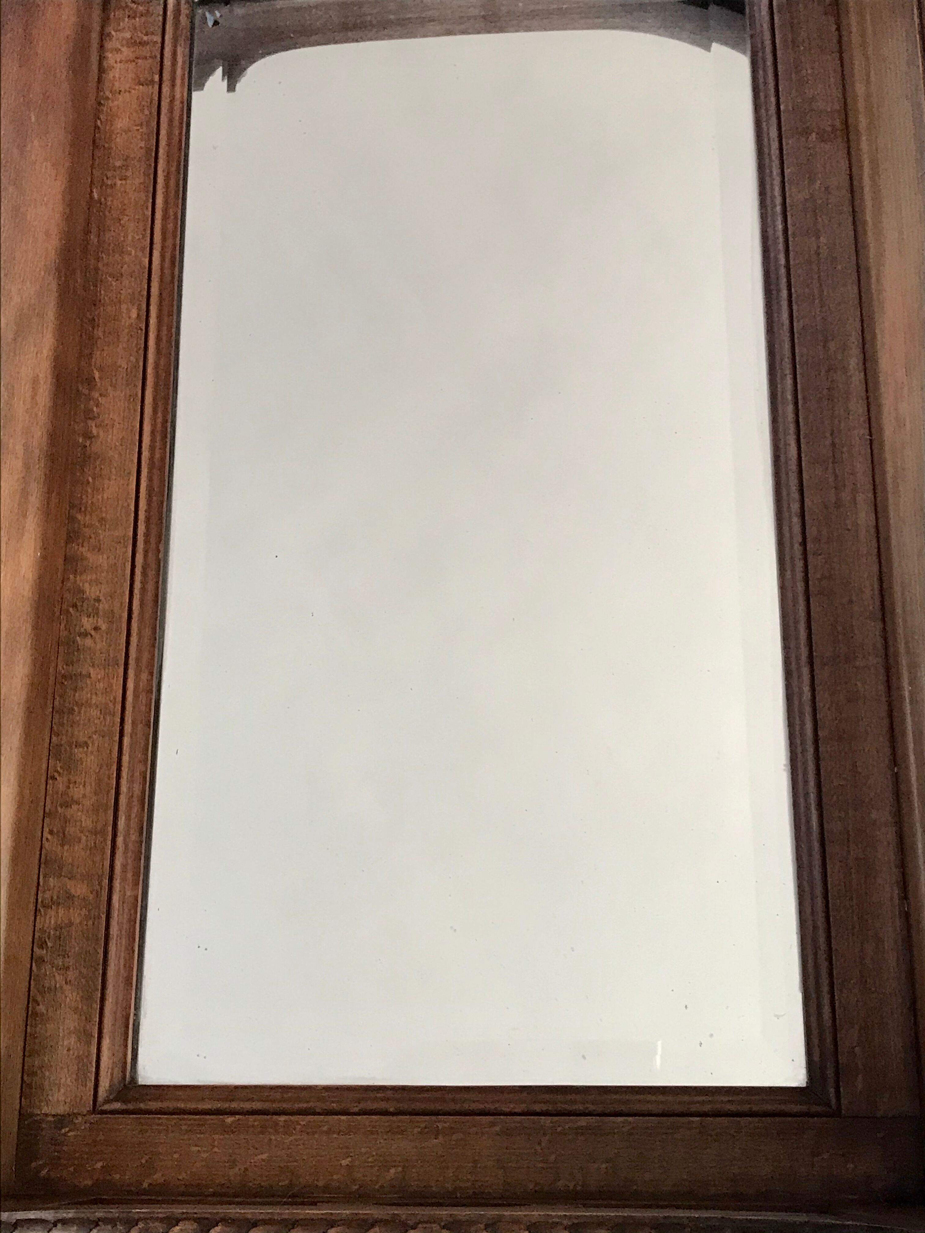 Old wall mirror shelf