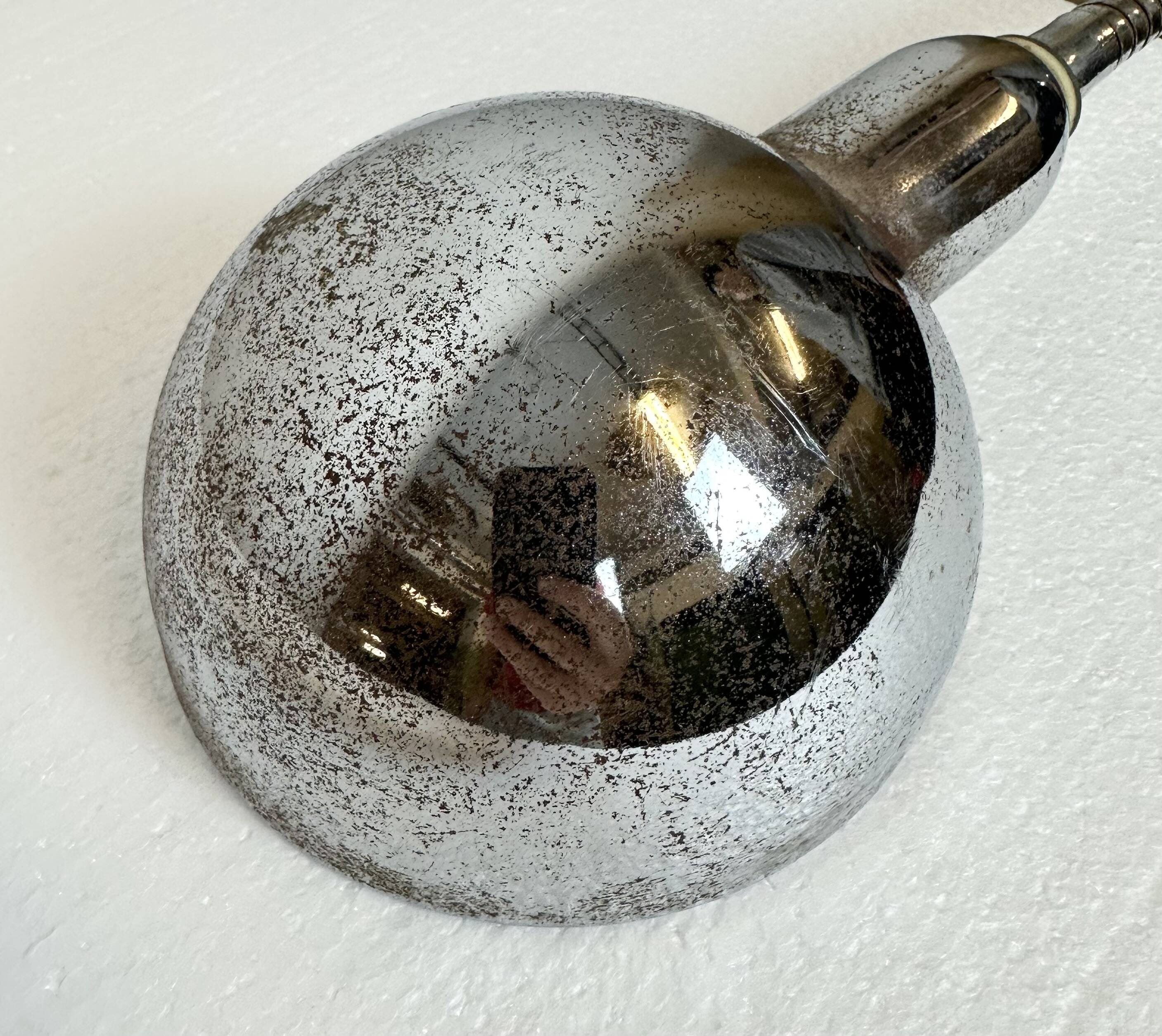 Vintage Chrome Italian Gooseneck Table Lamp, 1960s