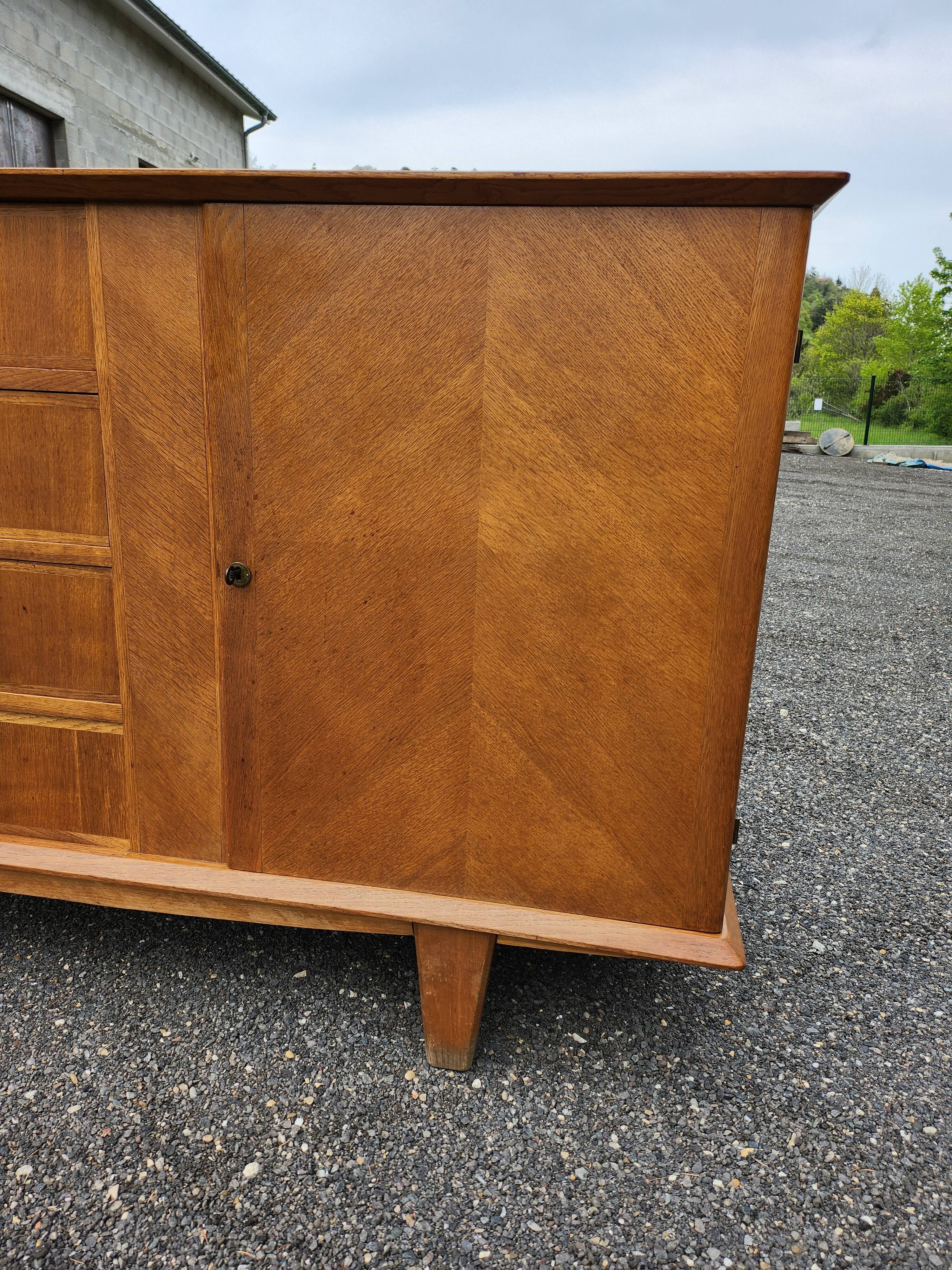 Light oak vintage sideboard