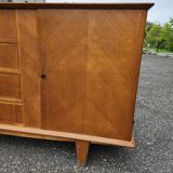 Light oak vintage sideboard