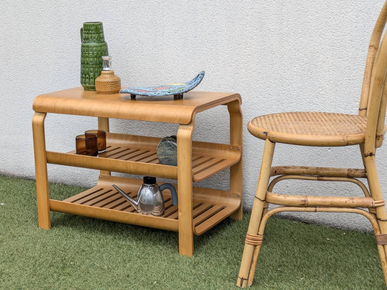 Table Kantra IKEA vintage 1999 – Richard Clark – contreplaqué cintré