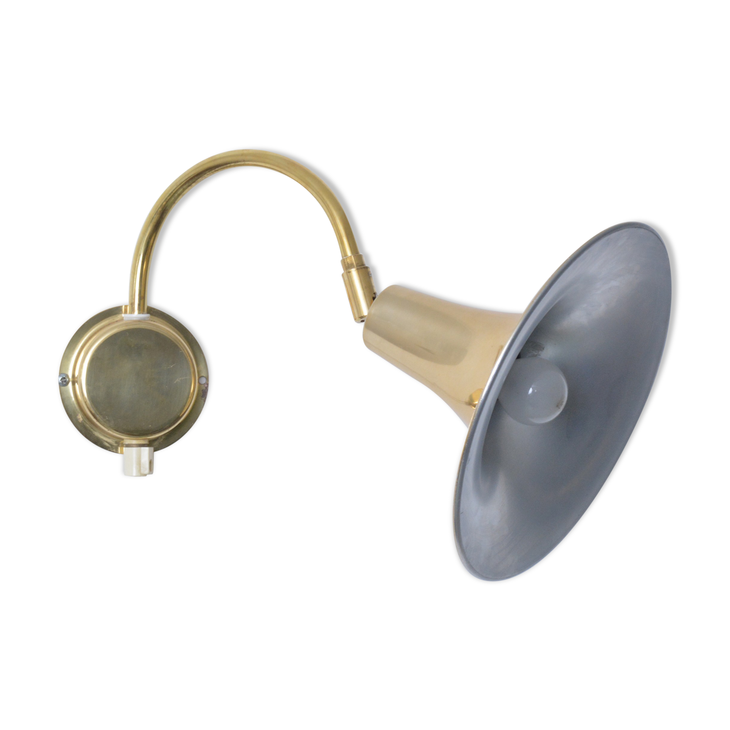 Pair of wall lamps, Börje Claes, 70s Sweden