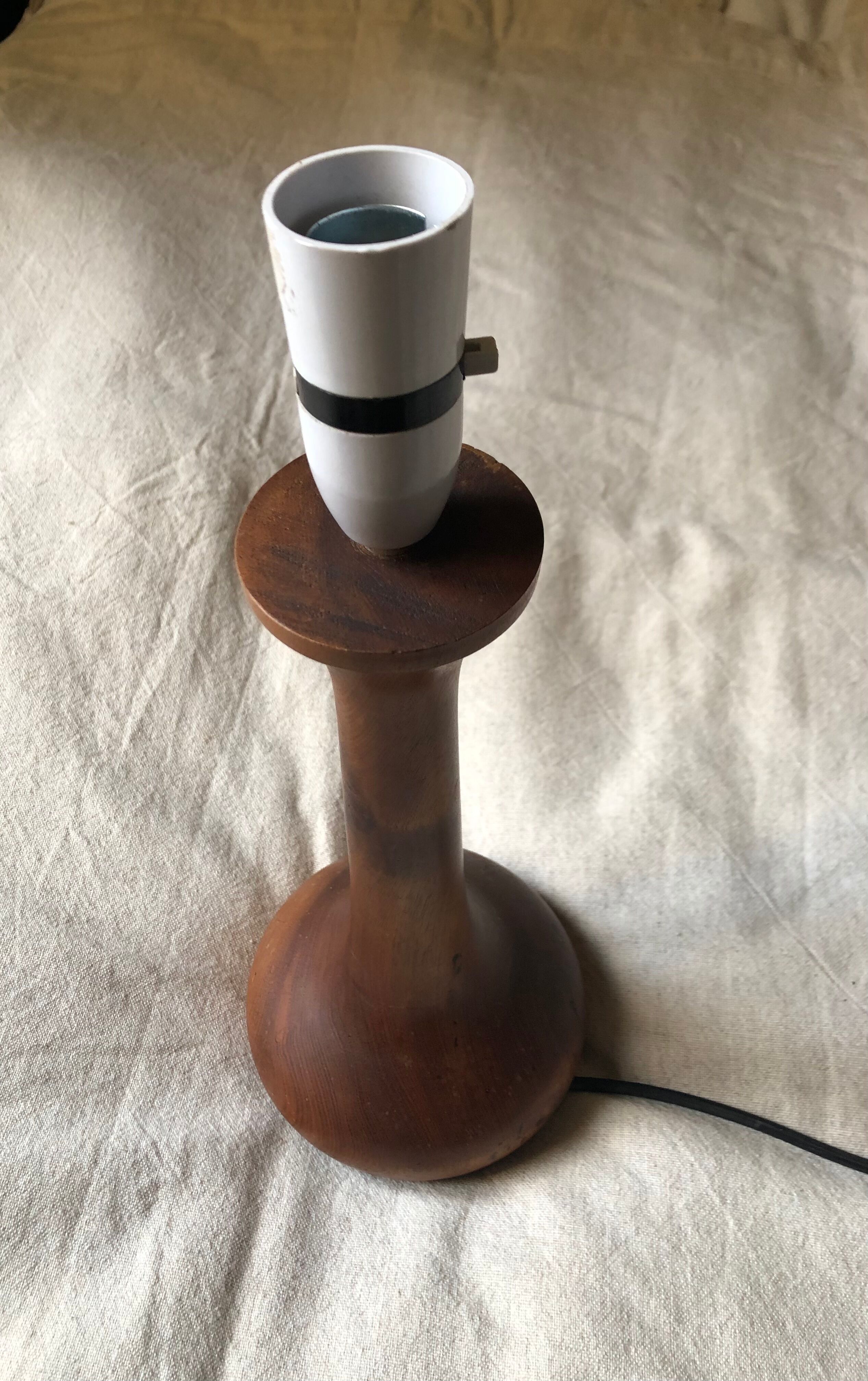 Danish teak lamp Scandinavian 60s