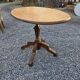 Oak guéridon table from the early 20th century.