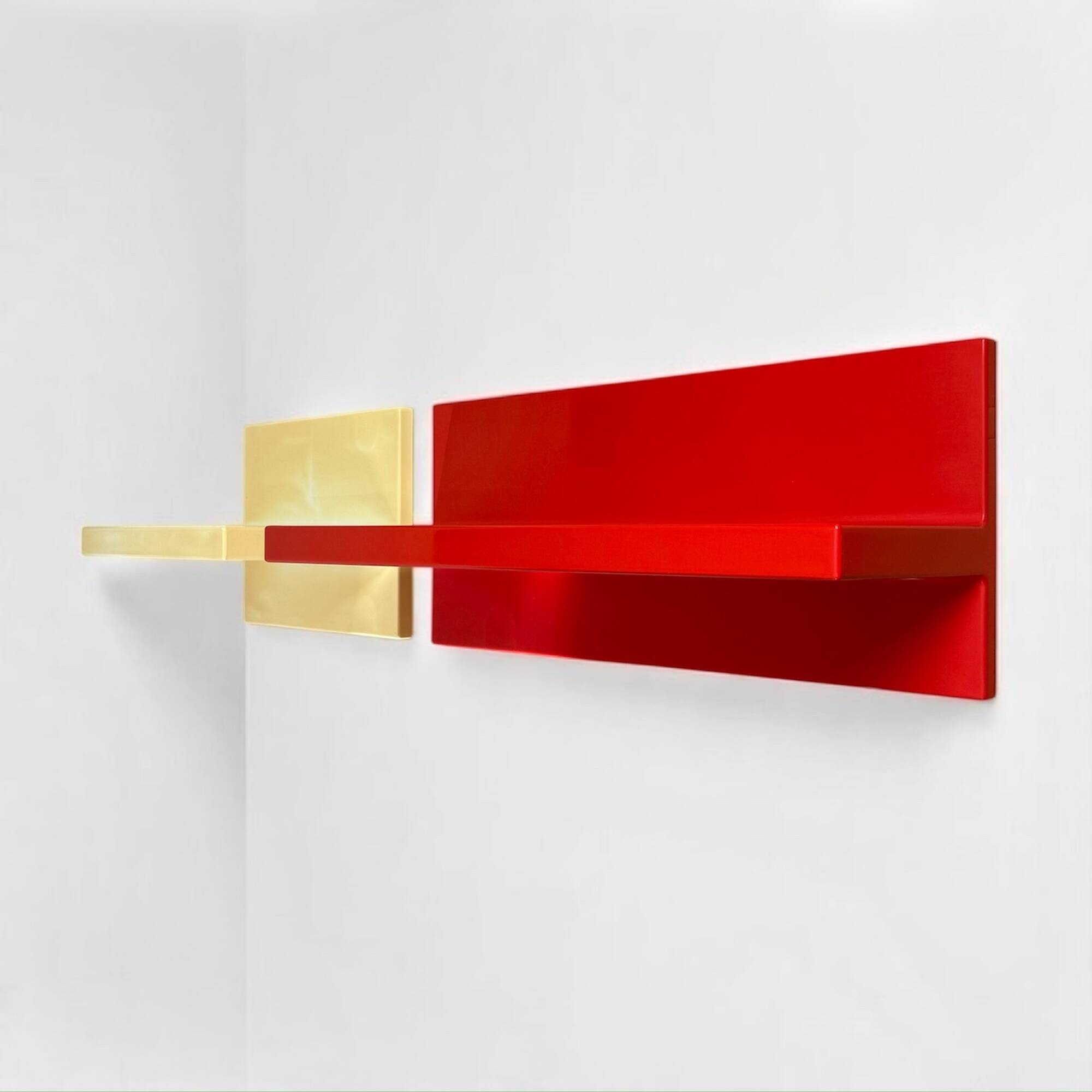 Pair of 1970s Kartell shelves by Marcello Siard