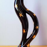 Ceramic star lamp base, 1950.