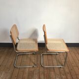 2 chairs Cesca B32 BY Marcel Breuer