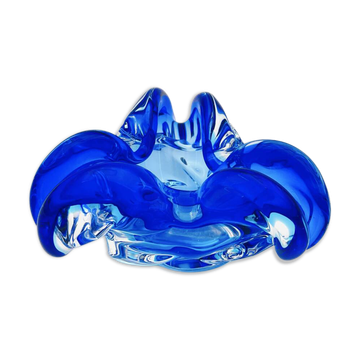 Pocket Bowl Josef Hospodka Sommerso Blue Cobalt Lagoon Vintage 60s 70s A