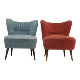 Pair of cocktail armchairs 1960