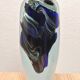 Murano type blue glass vase