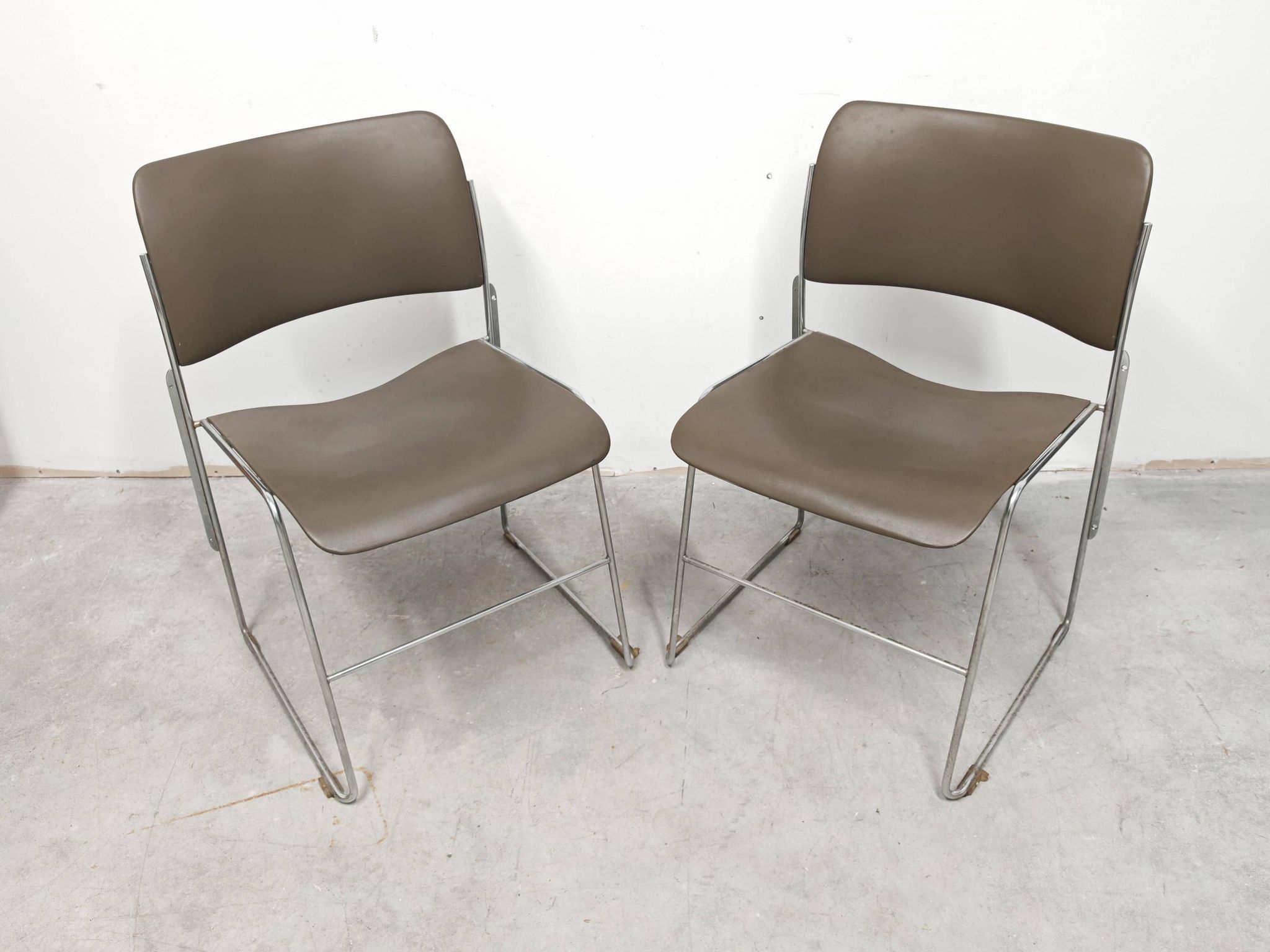 Mid Century dining chairs 40/4 David Rowland for GF Furniture 1960s
