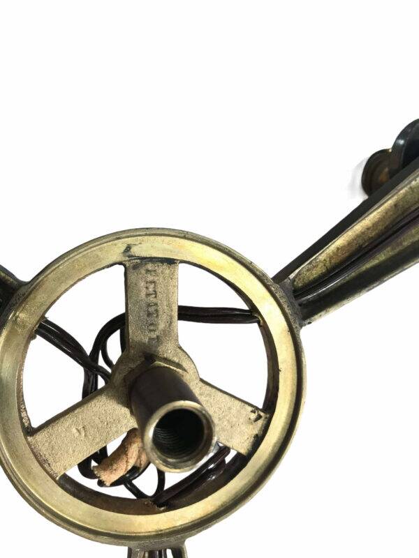 Neoclassical floor lamp by Henri Petitot for the Petitot workshop Paris France 1930s