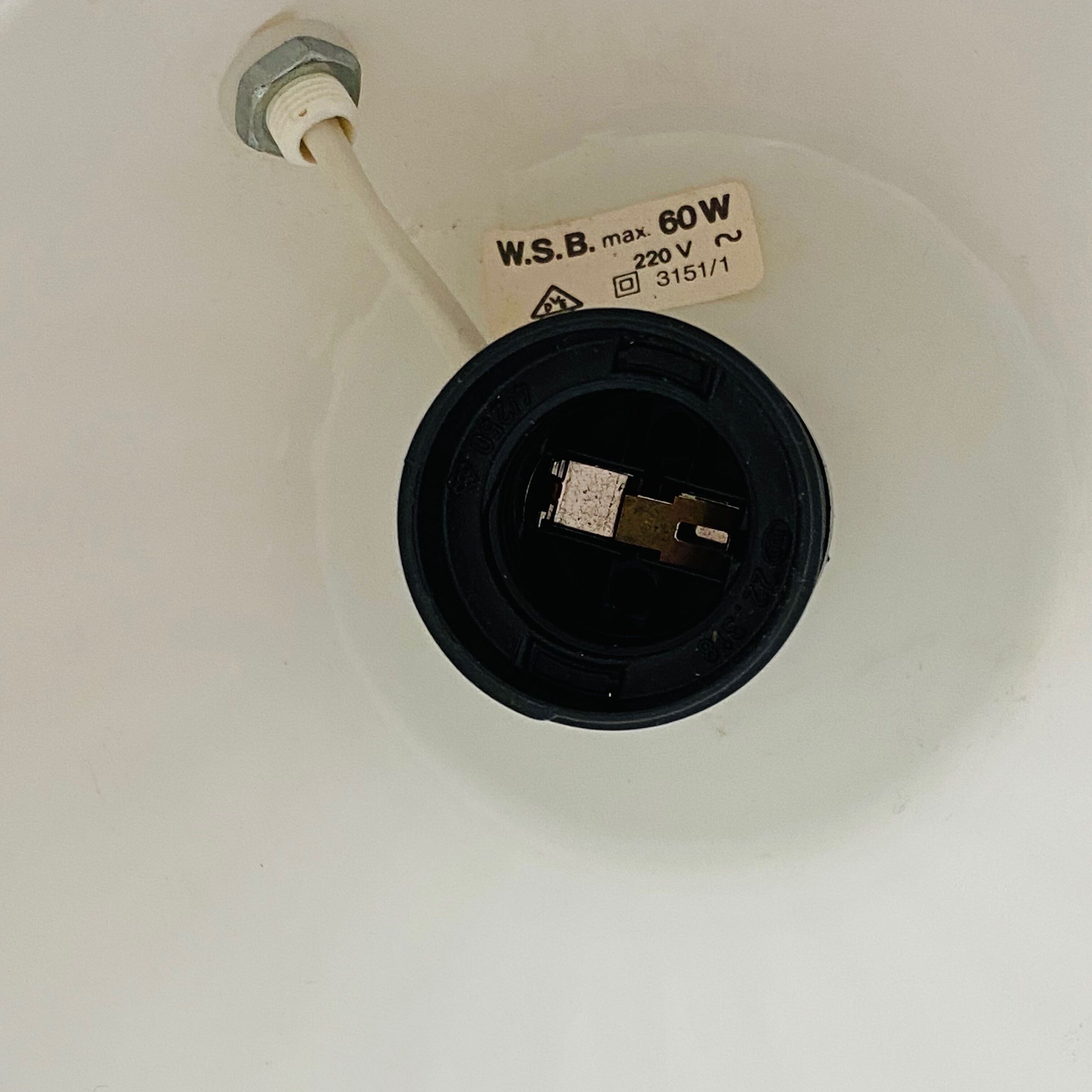 Vintage mushroom lamp, table lamp