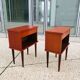 Pair of vintage bedsides