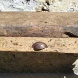Very old oak carpenter's workbench - A charming piece of trade furniture.